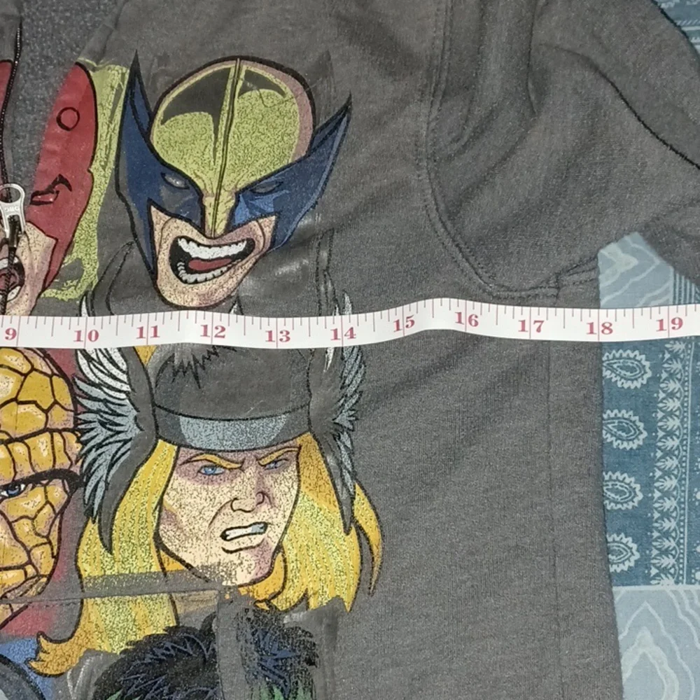 Marvel Avengers Superheroes Hoodie Jacket For Kids Size 8